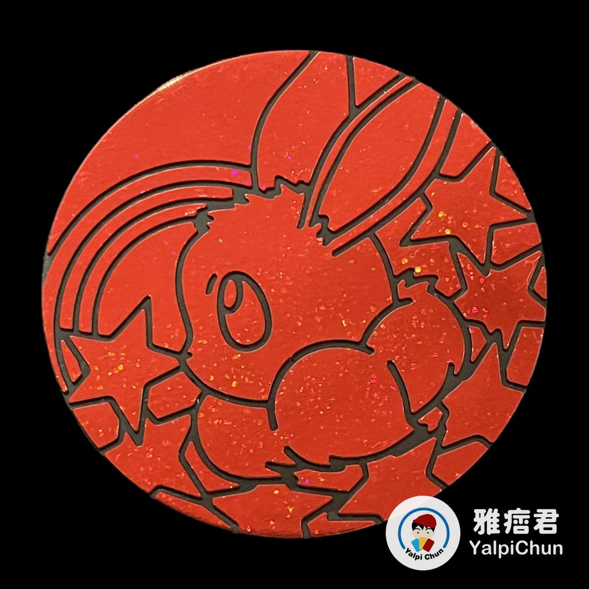 雅痞君 - 【雅痞君】寶可夢 硬幣 伊布 點閃 紅 Jumbo coin Pokemon PTCG