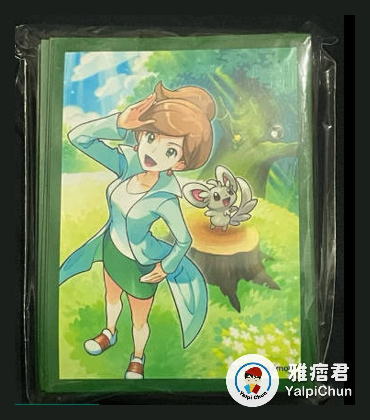 雅痞君 - 【雅痞君】寶可夢 紅豆杉博士與親親鼠 卡套 牌套 Pokemon PTCG