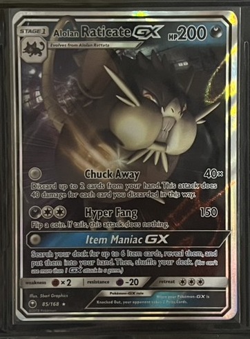 雅痞君 - 【雅痞君】寶可夢 SM Celestial Storm Alolan Raticate GX 85/168 英文版 Pokemon PTCG
