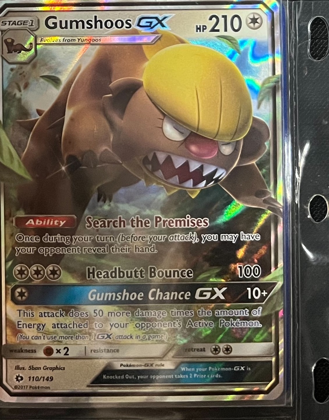 雅痞君 - 【雅痞君】寶可夢 SM Sun & Moon 貓鼬探長GX 110/149 英文版 Pokemon PTCG
