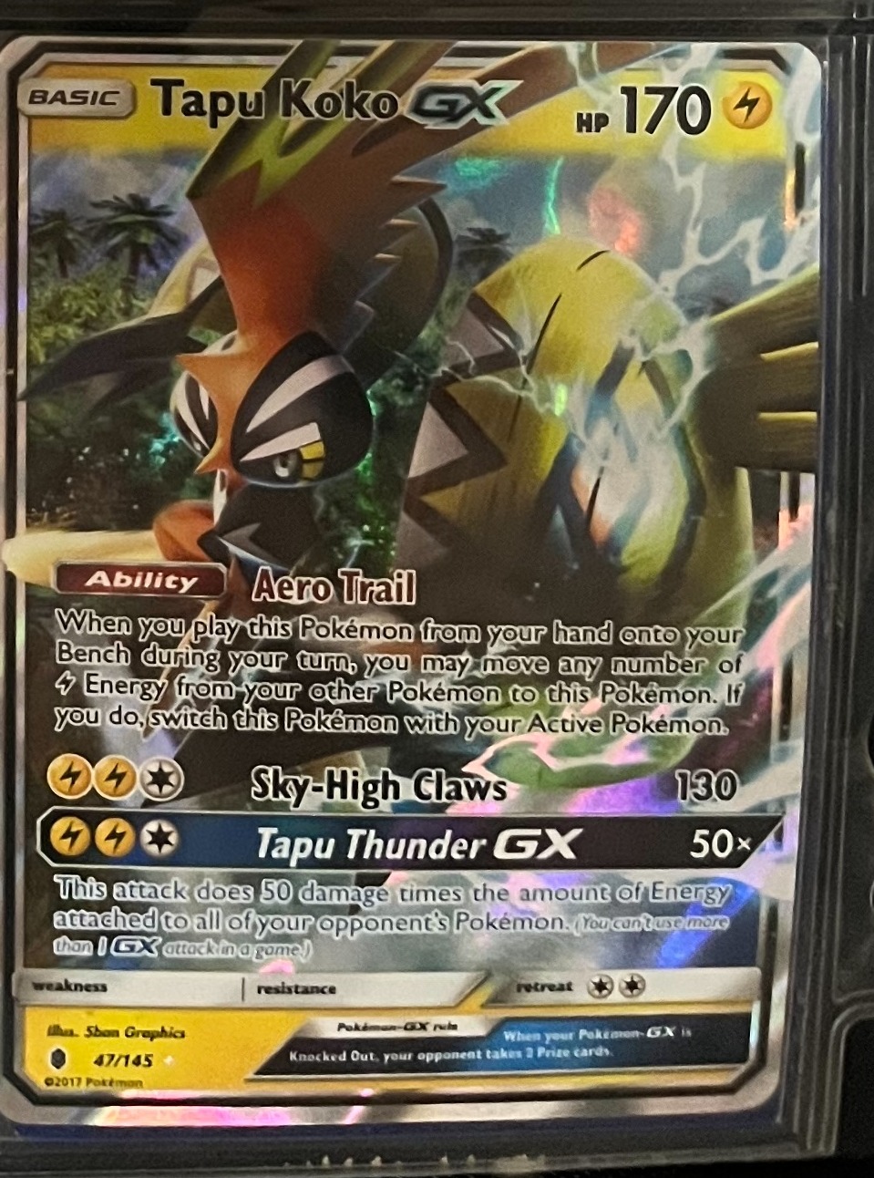 雅痞君 - 【雅痞君】寶可夢 SM Guardians Rising 卡璞・鳴鳴GX 47/145 英文版 Pokemon PTCG