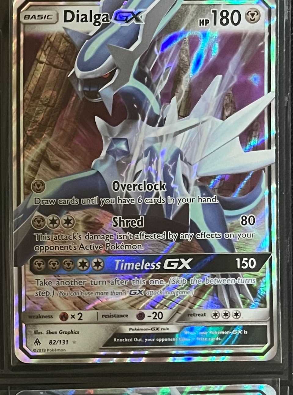 雅痞君 - 【雅痞君】寶可夢 SM Forbidden Light 帝牙盧卡GX 82/131 英文版 Pokemon PTCG