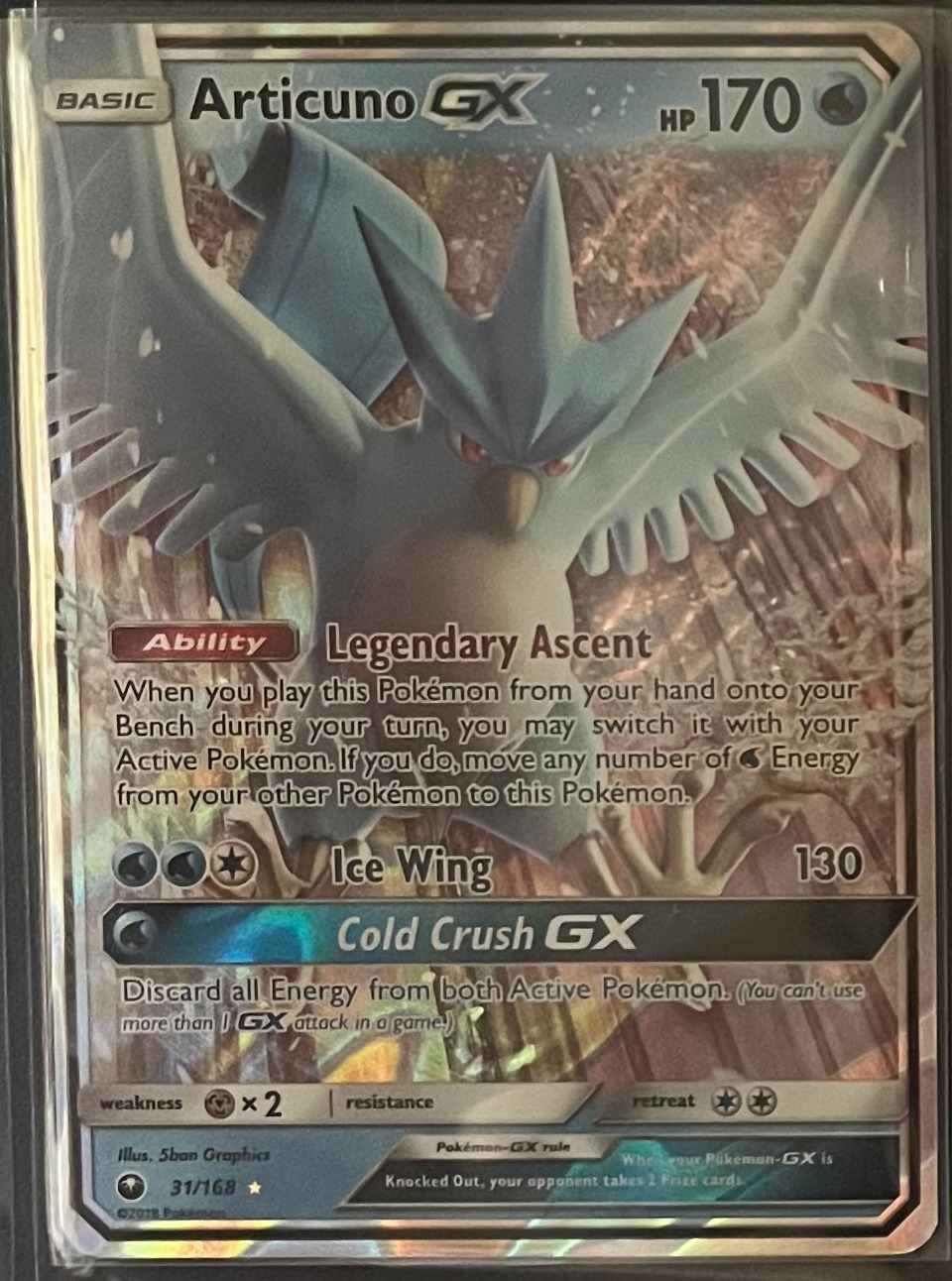 雅痞君 - 【雅痞君】寶可夢 SM Celestial Storm 急凍鳥GX 31/168 英文版 Pokemon PTCG