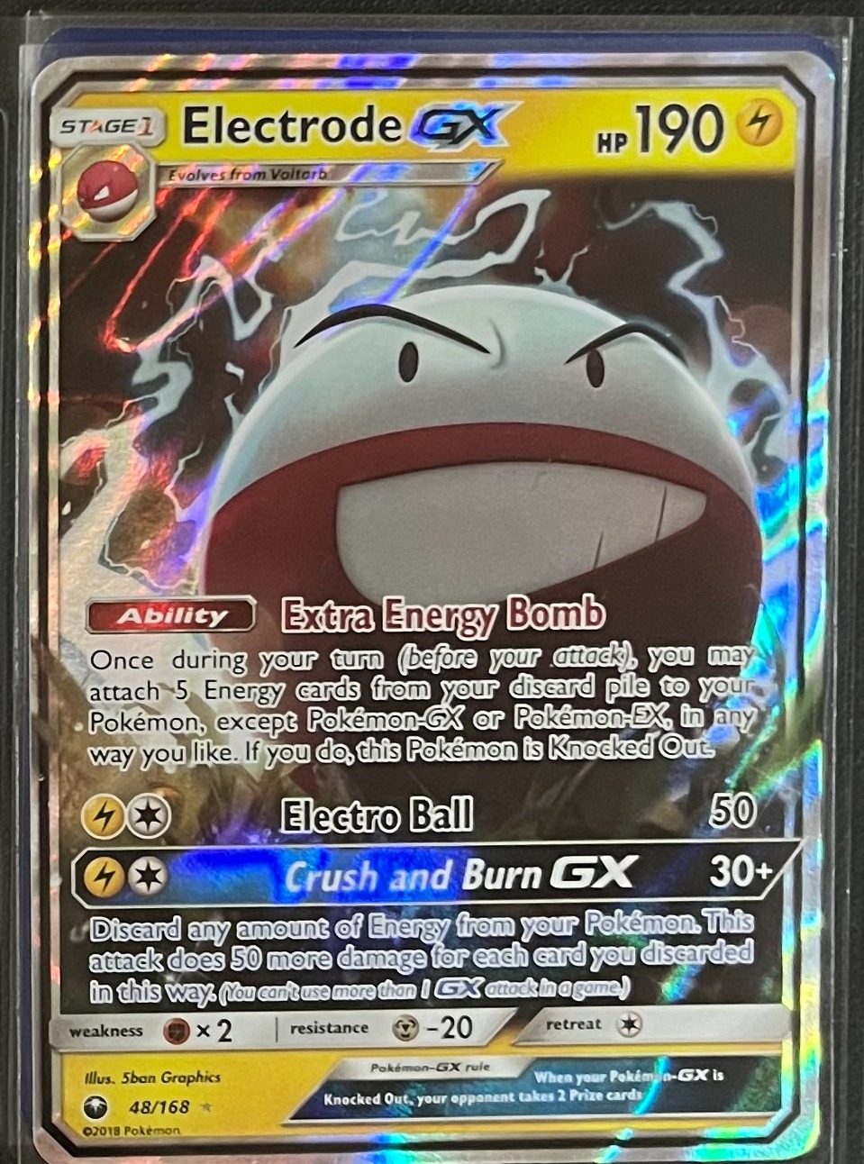 雅痞君 - 【雅痞君】寶可夢 SM Celestial Storm 頑皮雷彈GX 48/168 英文版 Pokemon PTCG