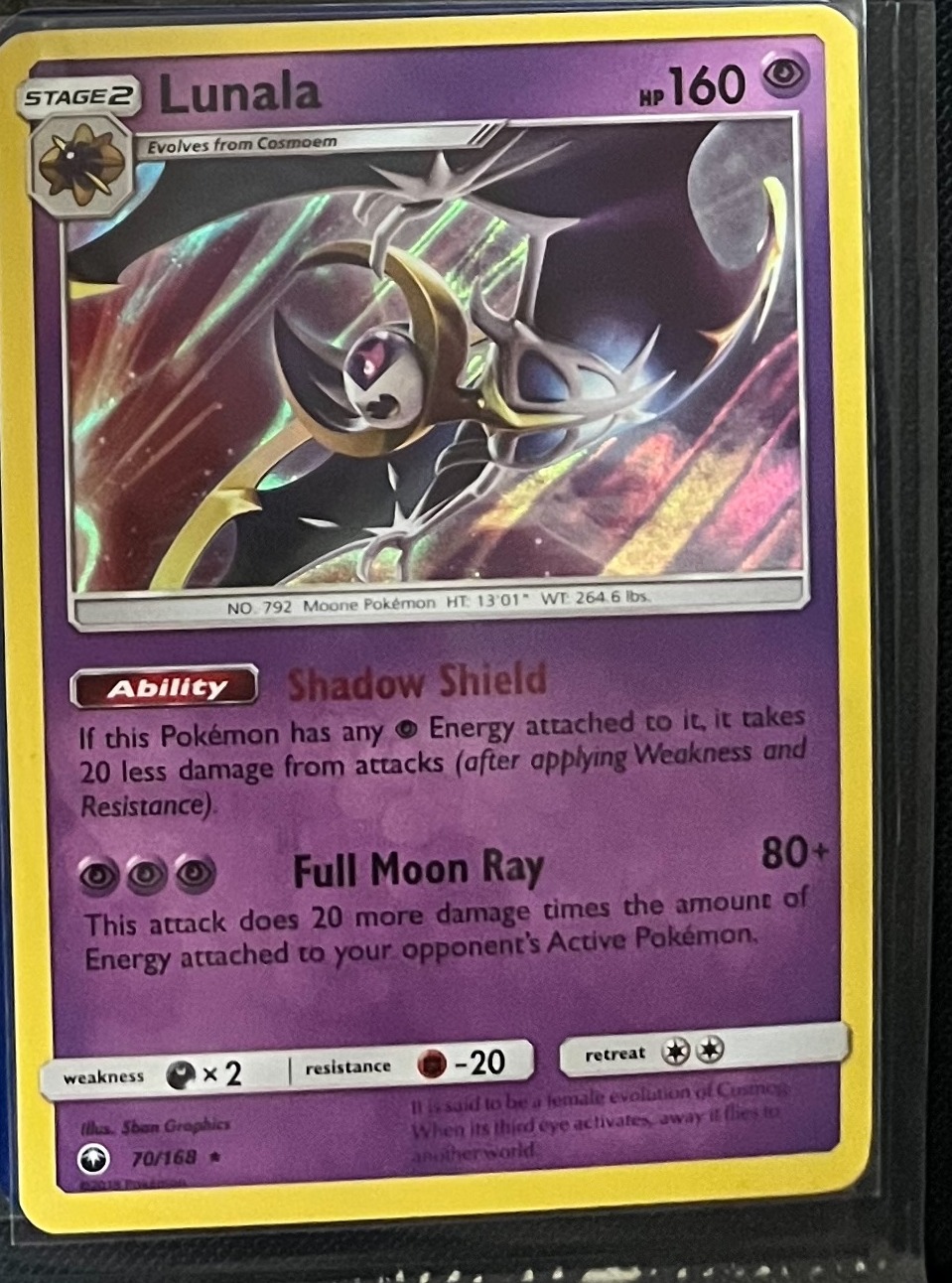 雅痞君 - 【雅痞君】寶可夢 SM Celestial Storm 露奈雅拉 70/168 英文版 Pokemon PTCG