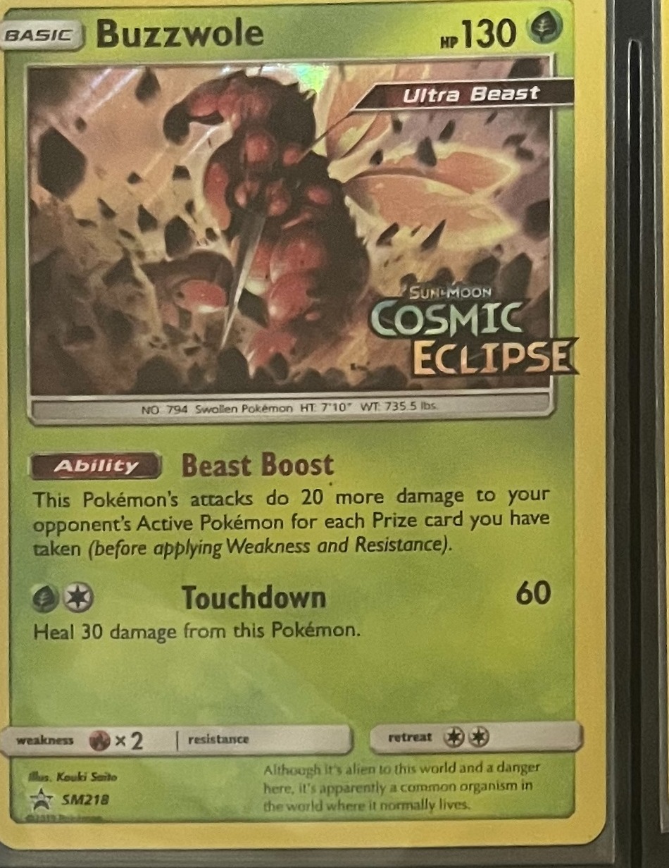 雅痞君 - 【雅痞君】寶可夢 SM SM Black Star Promos 爆肌蚊 SM218/248 英文版 Pokemon PTCG