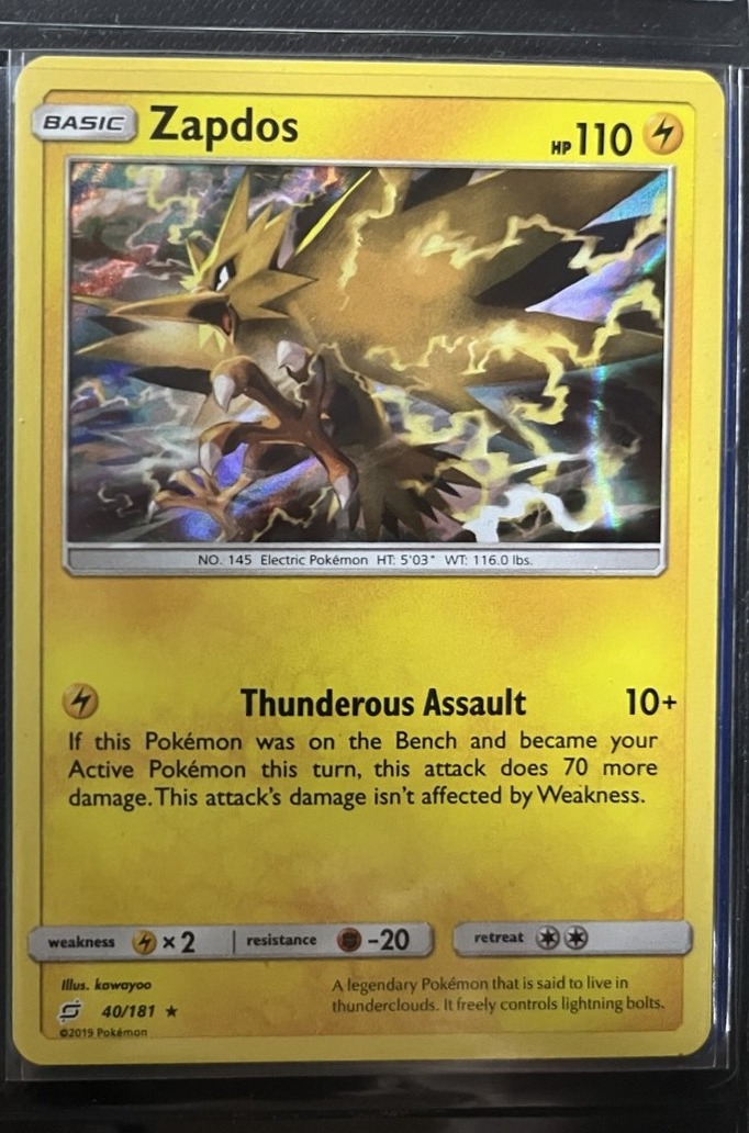 雅痞君 - 【雅痞君】寶可夢 SM Team Up 閃電鳥 40/181 英文版 Pokemon PTCG