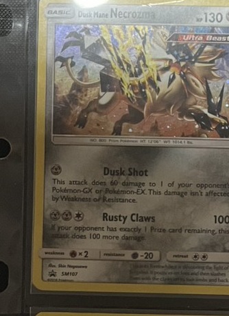 雅痞君 - 【雅痞君】寶可夢 SM SM Black Star Promos Dusk Mane Necrozma SM107/248 英文版 Pokemon PTCG