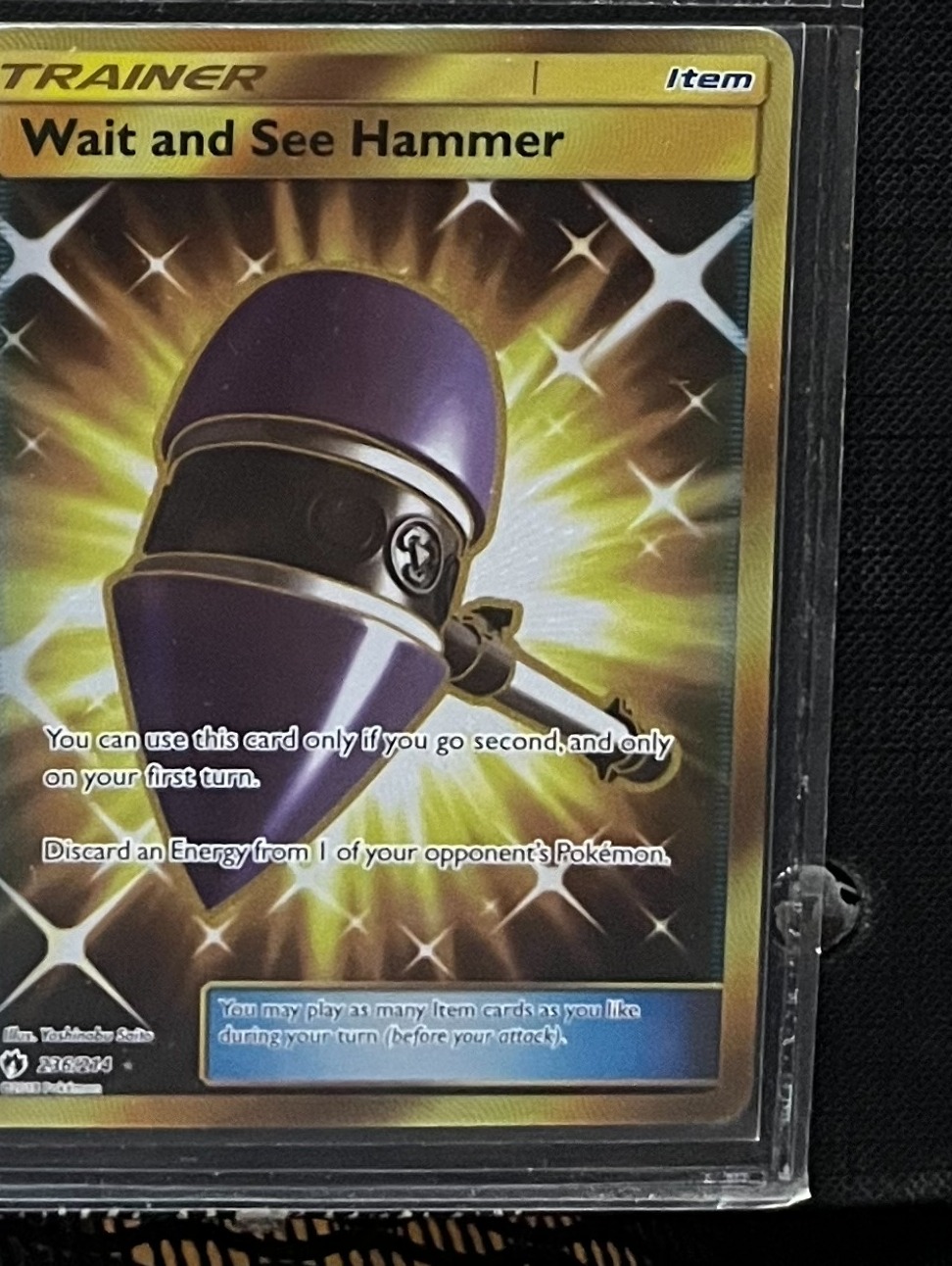 雅痞君 - 【雅痞君】寶可夢 SM Lost Thunder Wait and See Hammer 236/214 英文版 Pokemon PTCG