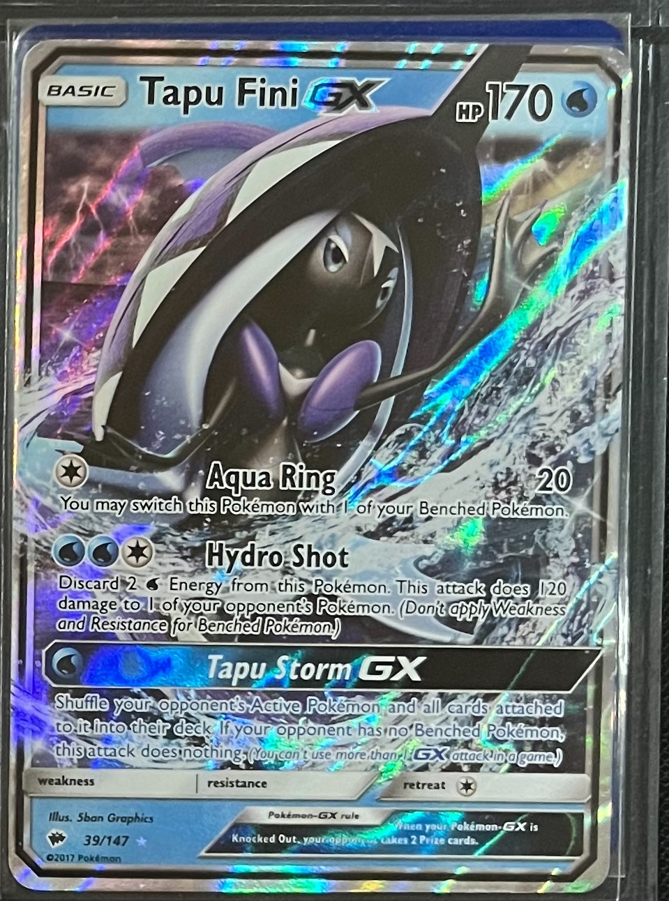 雅痞君 - 【雅痞君】寶可夢 SM Burning Shadows 卡璞・鰭鰭GX 39/147 英文版 Pokemon PTCG