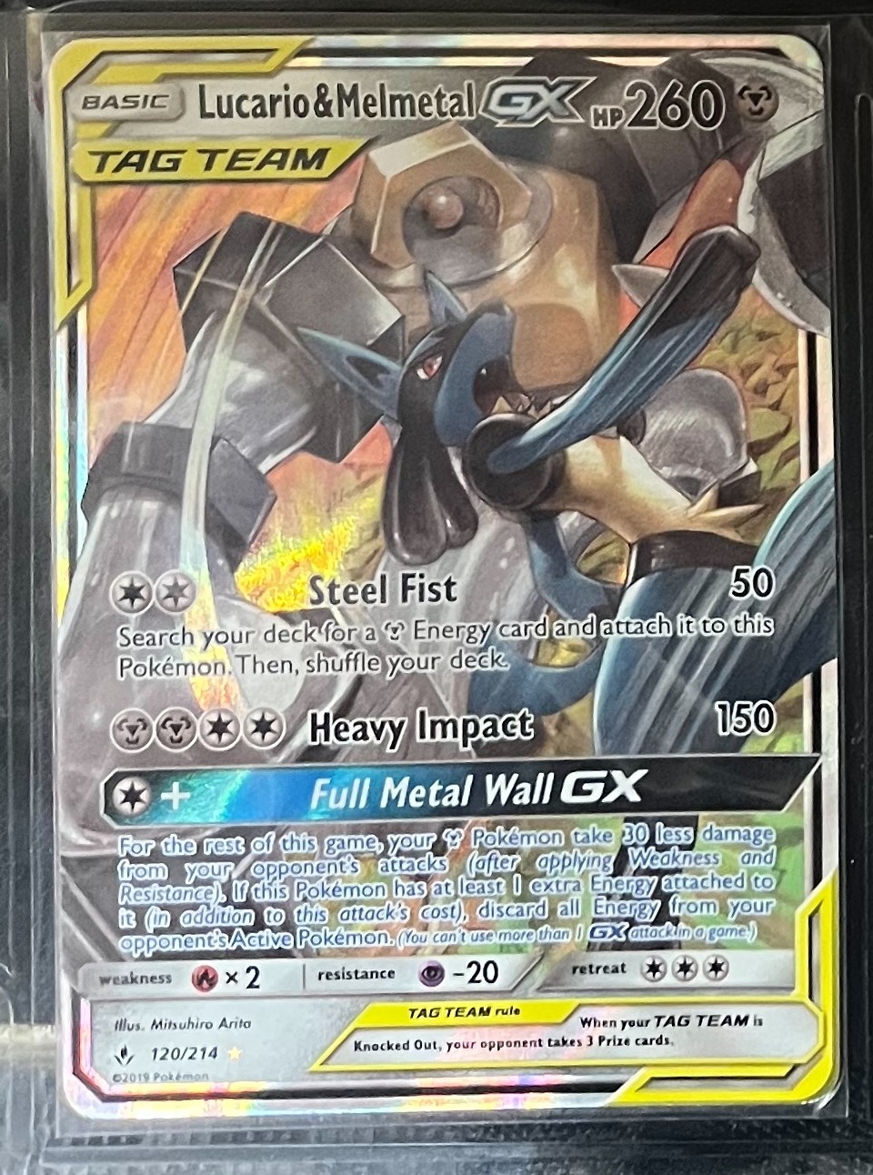 雅痞君 - 【雅痞君】寶可夢 SM Unbroken Bonds Lucario & Melmetal GX 120/214 英文版 Pokemon PTCG