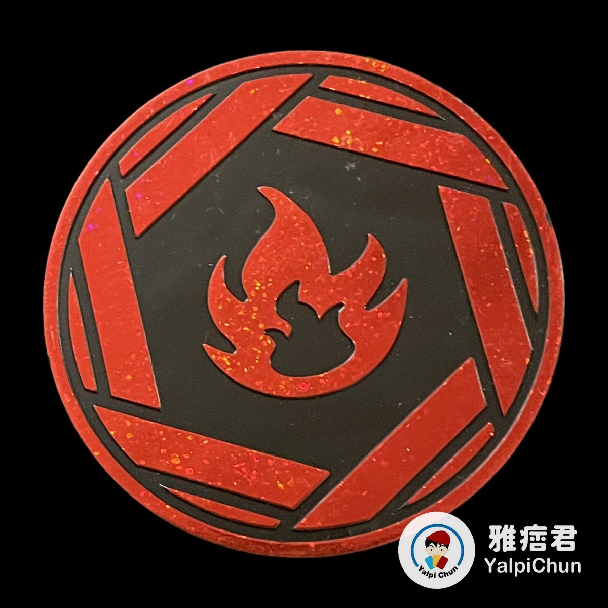 雅痞君 - 【雅痞君】寶可夢 硬幣 能量符號 火 Jumbo coin Pokemon PTCG