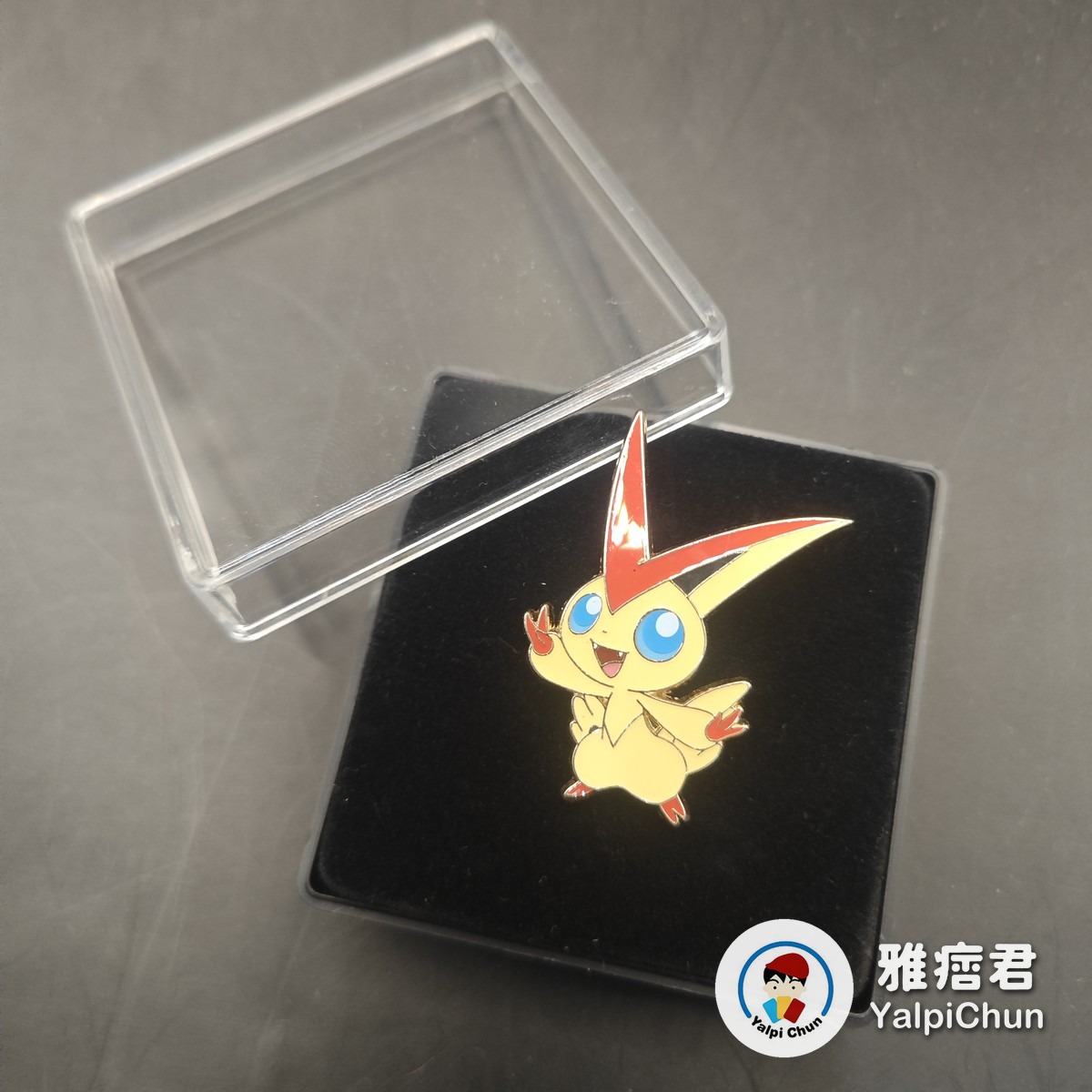 雅痞君 - 【雅痞君】寶可夢 金屬徽章 Pin 比克提尼 胸針 別針 Mythical Collection Pokemon PTCG 圖 3